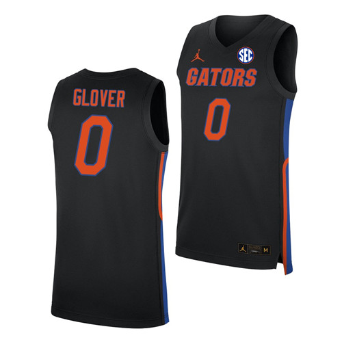Florida Gators Ques Glover Black 2019-20 Replica Men's College Basketball Jersey