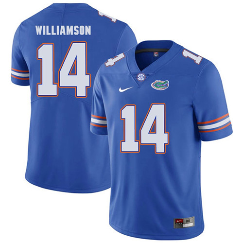 Florida Gators Royal Blue Chris Williamson Football Player Performance Jersey