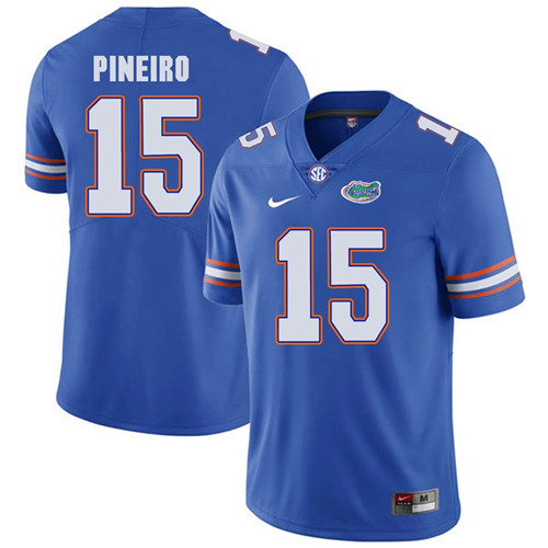 Florida Gators Royal Blue Eddy Pineiro Football Player Performance Jersey