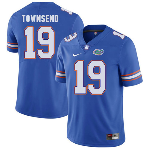 Florida Gators Royal Blue Johnny Townsend Football Player Performance Jersey