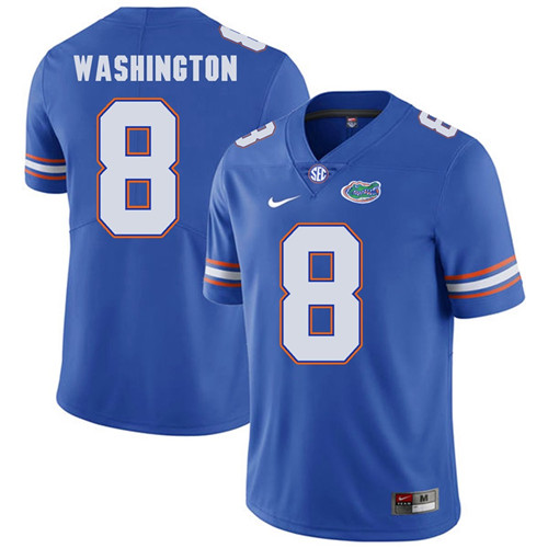 Florida Gators Royal Blue Nick Washington Football Player Performance Jersey