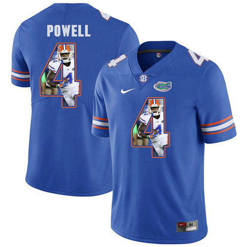 Florida Gators Royal Brandon Powell College Football Portrait Jersey