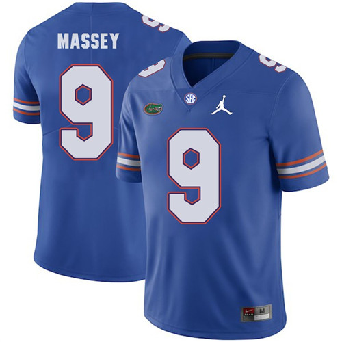 Florida Gators Royal Dre Massey Jordan Brand Football Jersey