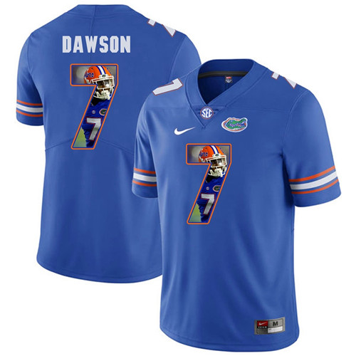 Florida Gators Royal Duke Dawson College Football Portrait Jersey