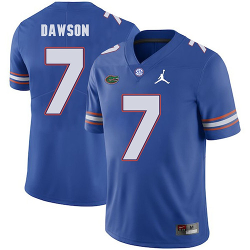 Florida Gators Royal Duke Dawson Jordan Brand Football Jersey