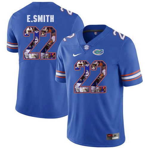 Florida Gators Royal Emmitt Smith College Football Portrait Jersey
