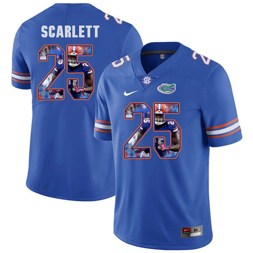 Florida Gators Royal Jordan Scarlett College Football Portrait Jersey