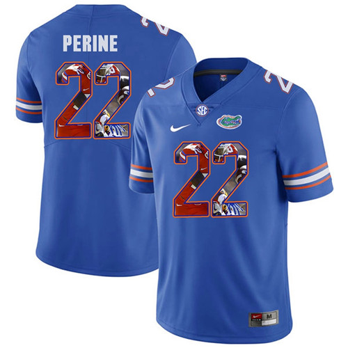 Florida Gators Royal Lamical Perine College Football Portrait Jersey