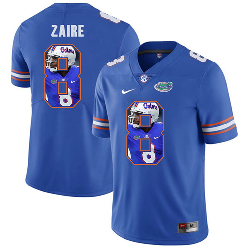 Florida Gators Royal Malik Zaire College Football Portrait Jersey