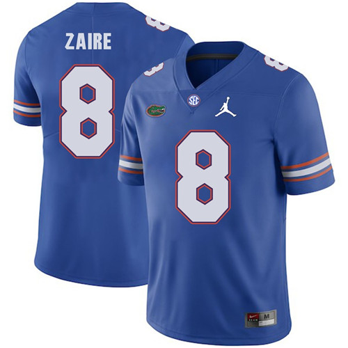 Florida Gators Royal Malik Zaire Jordan Brand Football Jersey