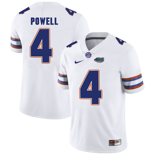 Florida Gators White Brandon Powell Football Player Performance Jersey