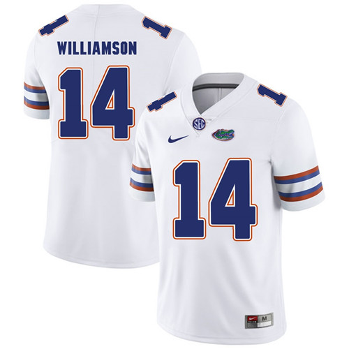 Florida Gators White Chris Williamson Football Player Performance Jersey