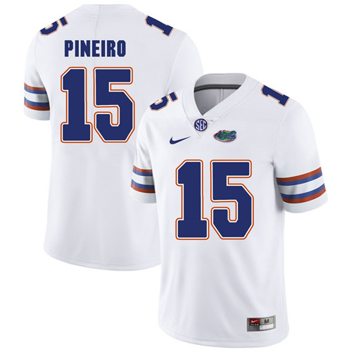 Florida Gators White Eddy Pineiro Football Player Performance Jersey