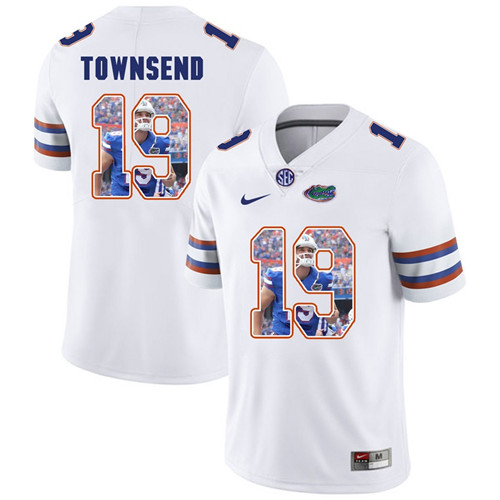 Florida Gators White Johnny Townsend College Football Portrait Jersey