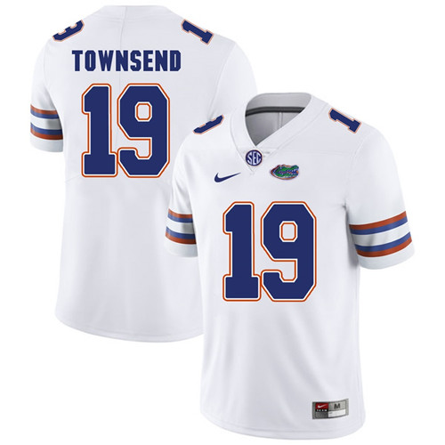 Florida Gators White Johnny Townsend Football Player Performance Jersey