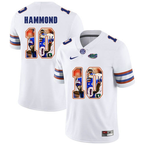 Florida Gators White Josh Hammond College Football Portrait Jersey