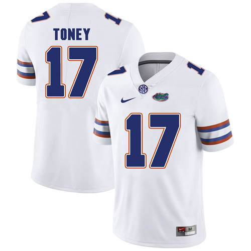 Florida Gators White Kadarius Toney Football Player Performance Jersey