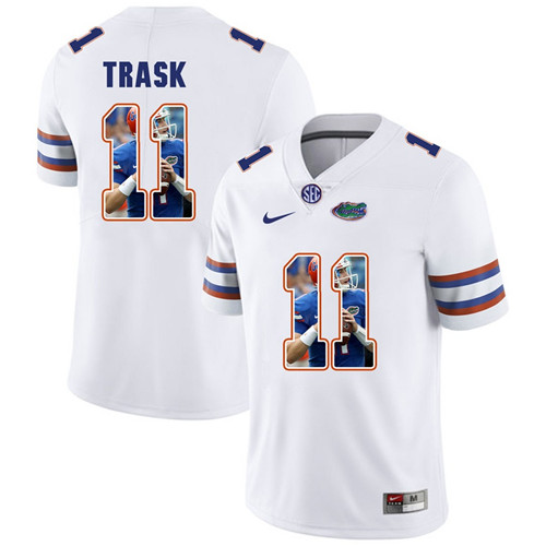 Florida Gators White Kyle Trask College Football Portrait Jersey