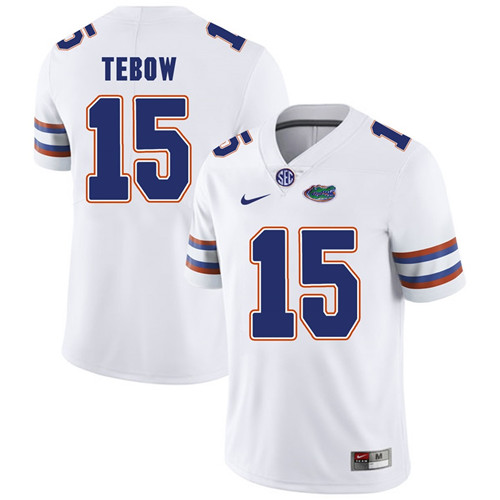 Florida Gators White Tim Tebow Football Player Performance Jersey
