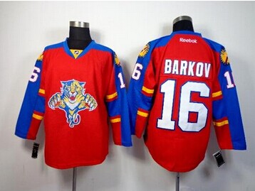 Florida Panthers #16 Aleksander Barkov Red Home Stitched NHL Jersey