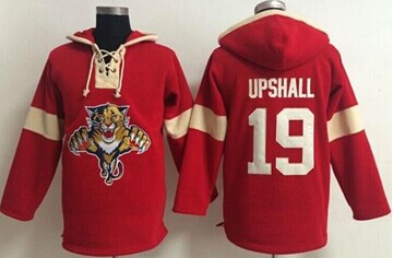Florida Panthers #19 Scottie Upshall Red Pullover NHL Hoodie