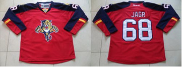 Florida Panthers #68 Jaromir Jagr Red Home Stitched NHL Jersey