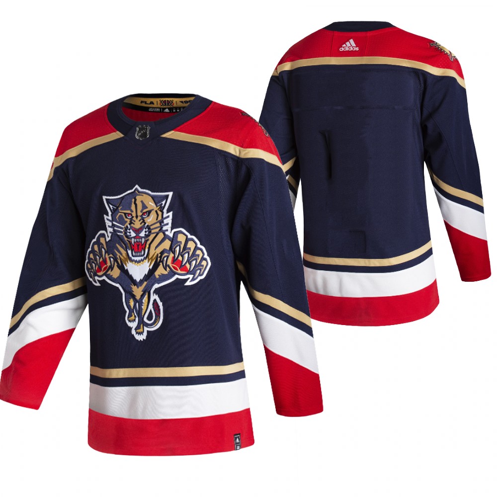 Florida Panthers 2021 Reverse Retro Blank navy Jersey Special Edition Authentic
