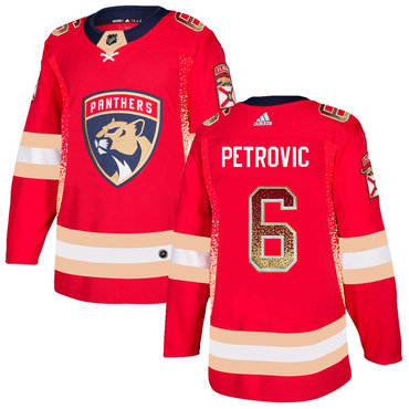 Florida Panthers 6 Alexander Petrovic Red Drift Fashion Adidas Jersey