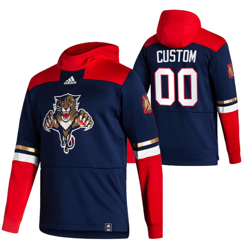 Florida Panthers Custom Adidas Reverse Retro Pullover Hoodie Navy