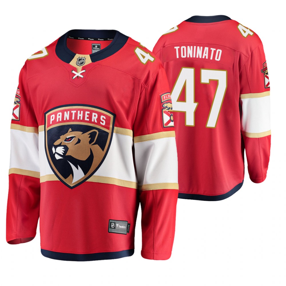 Florida Panthers Dominic Toninato Men's Home Breakaway Player Fanatics Branded Jersey