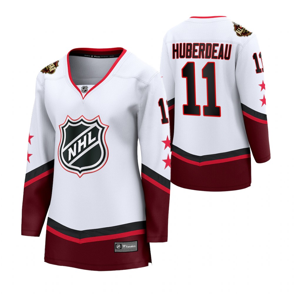 Florida Panthers Jonathan Huberdeau Women White 2022 NHL All-Star Jersey