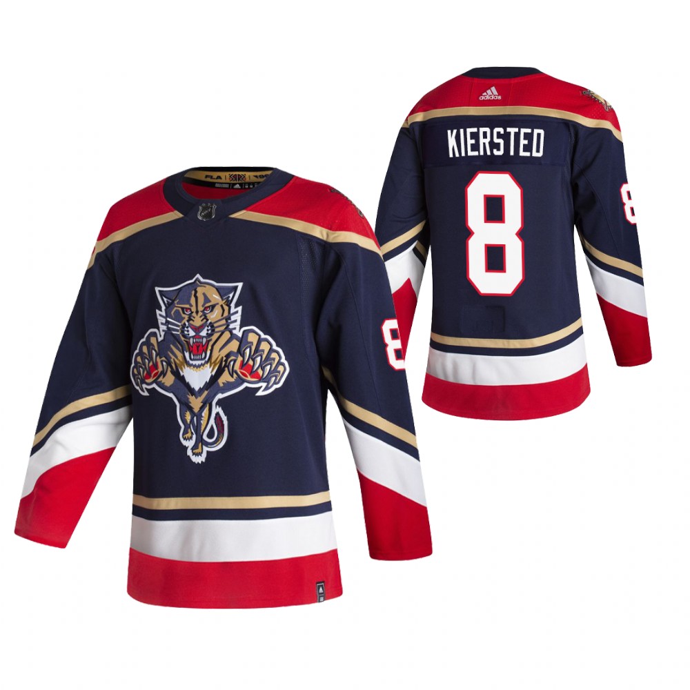 Florida Panthers Matt Kiersted Blue 2021 Reverse Retro Authentic Jersey