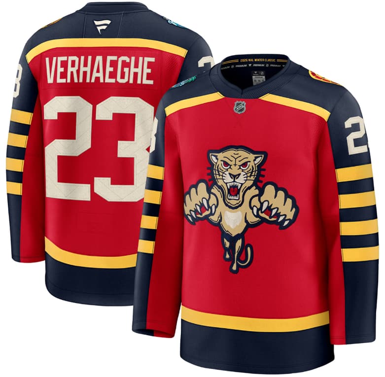 Florida Panthers NHL 2026 Winter Classic #23 Carter Verhaeghe Premium Jersey
