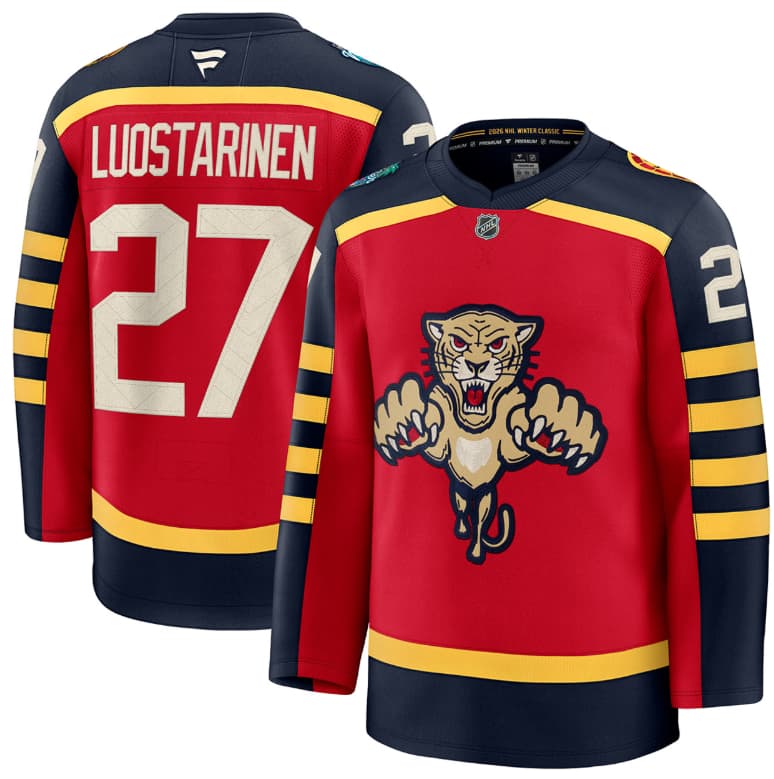 Florida Panthers NHL 2026 Winter Classic #27 Eetu Luostarinen Premium Jersey