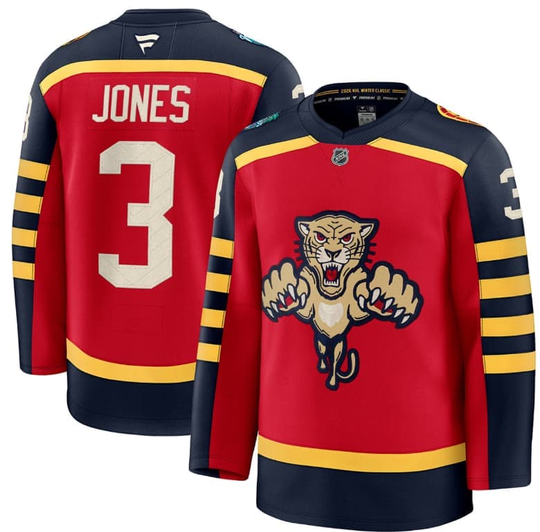 Florida Panthers NHL 2026 Winter Classic #3 Seth Jones Premium Jersey