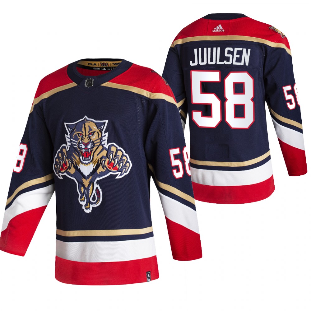 Florida Panthers Noah Juulsen Navy 2021 Reverse Retro Special Edition Jersey
