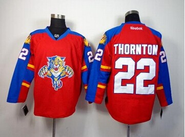 Florida Panthers Panthers #22 Shawn Thornton Red Home Stitched NHL Jersey