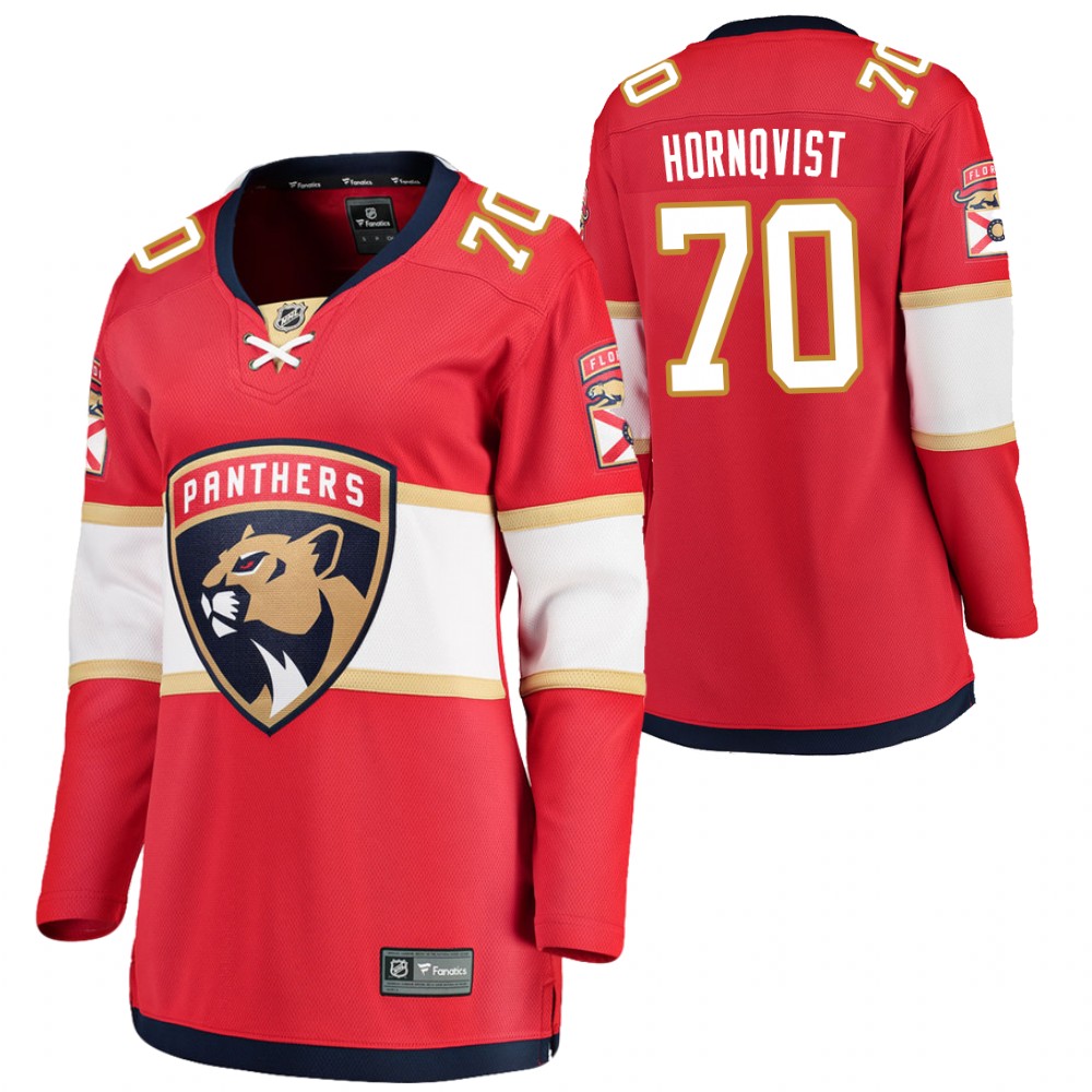 Florida Panthers Patric Hornqvist Women's Red 2020-21 Home Jersey