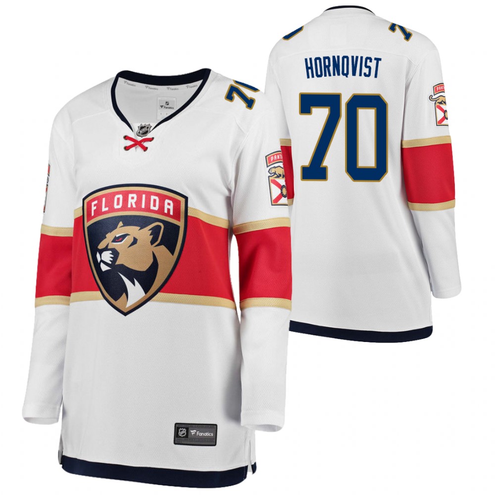 Florida Panthers Patric Hornqvist Women's White 2020-21 Away Jersey