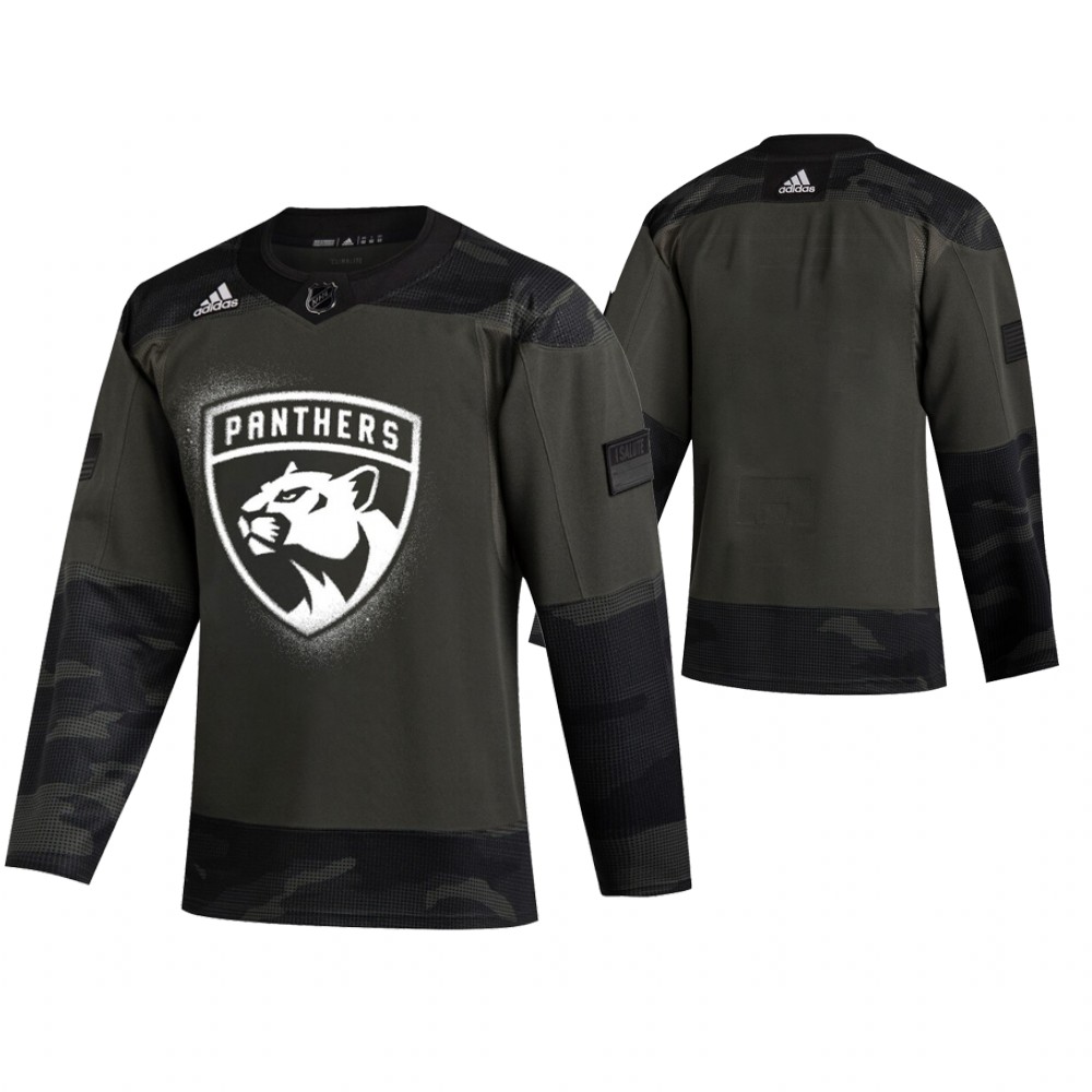 Florida Panthers hockey Camo 2019 Veterans Day Jersey