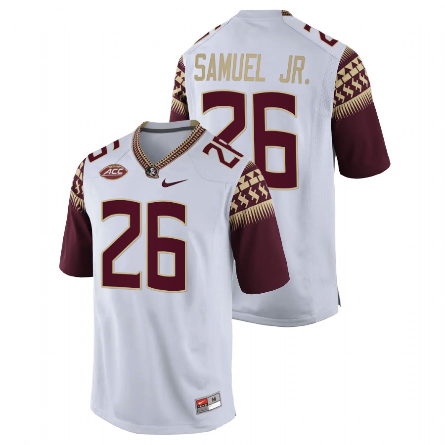 Florida State Seminoles Asante Samuel Jr. College Football White Jersey Alumni