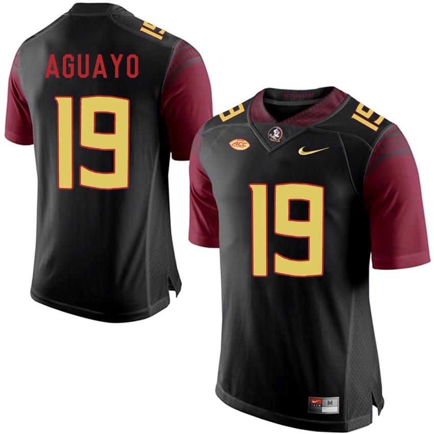Florida State Seminoles Black Roberto Aguayo College Basketball Jersey