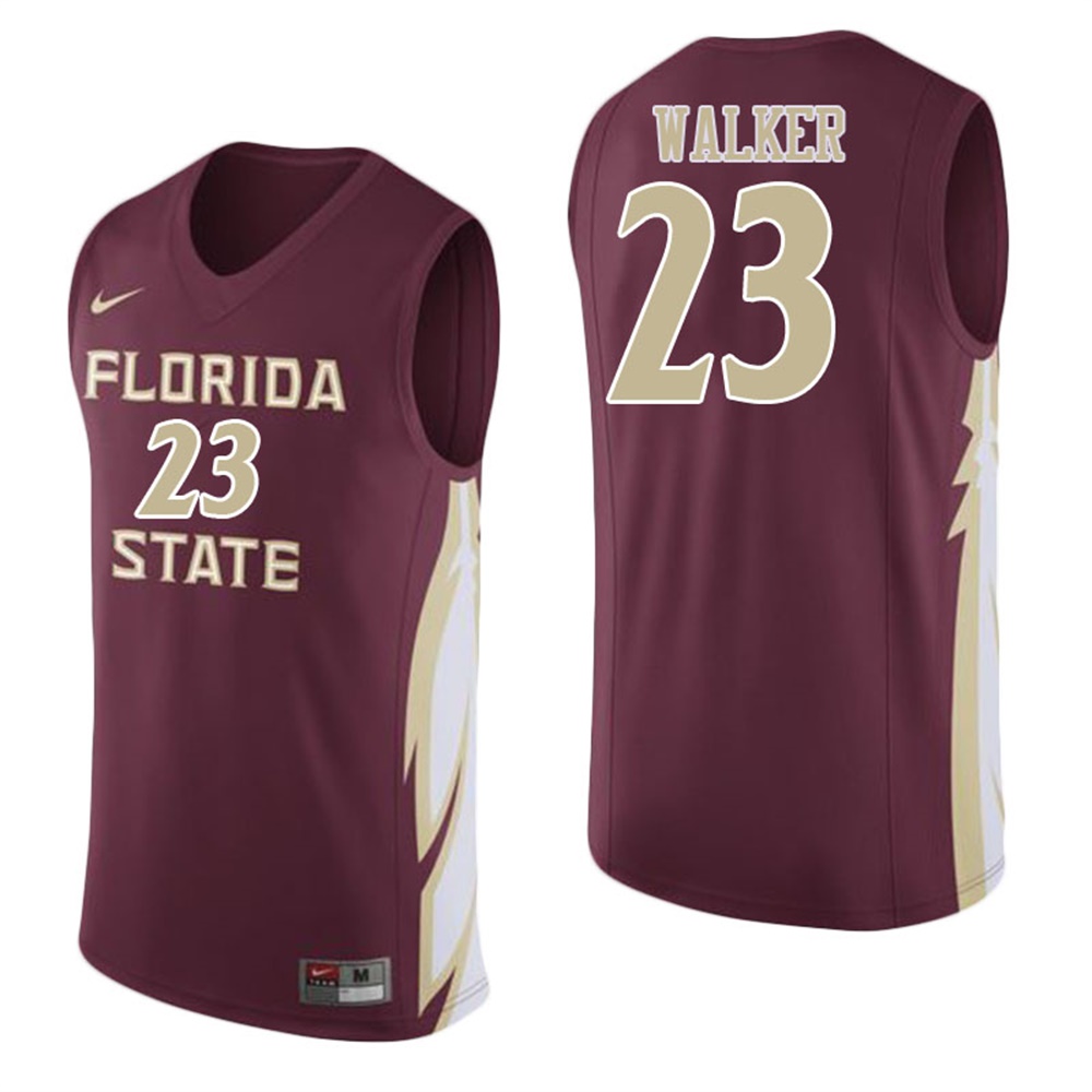 Florida State Seminoles Garnet M.J.Walker College College Basketball Jersey