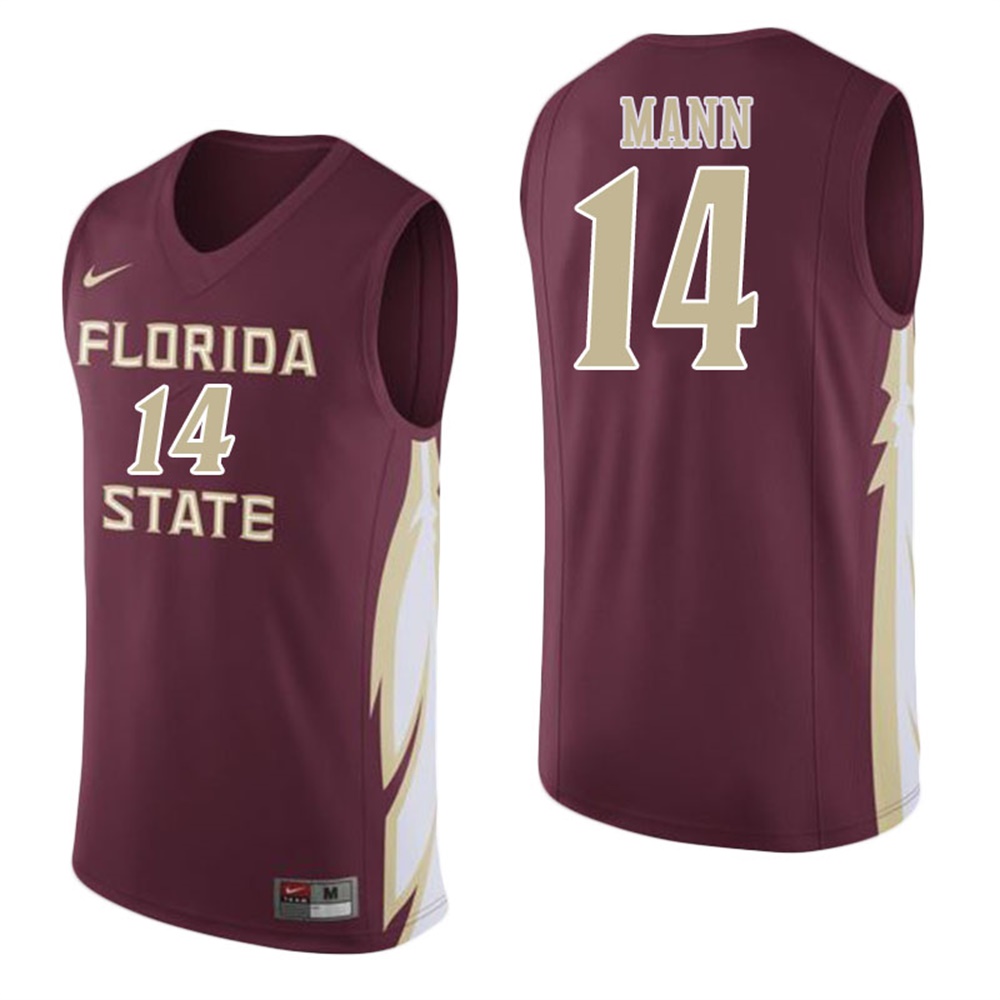 Florida State Seminoles Garnet Terance Mann College College Basketball Jersey