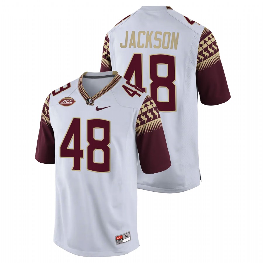 Florida State Seminoles Jarrett Jackson College Football White Jersey