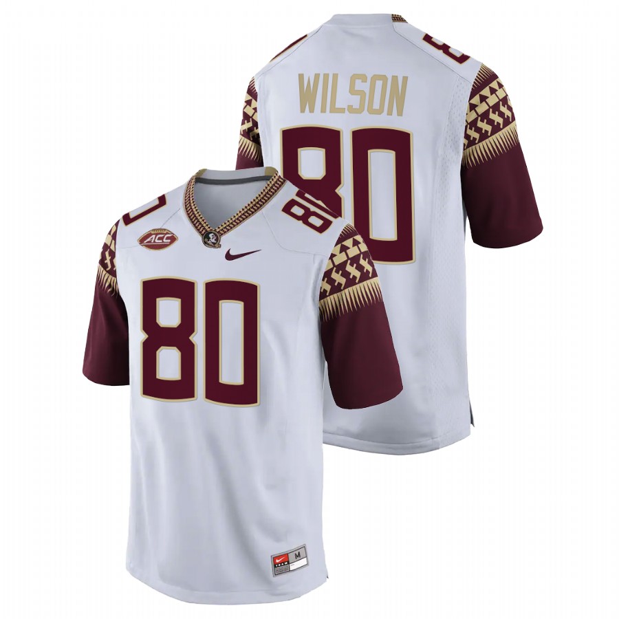 Florida State Seminoles Ontaria Wilson College Football White Jersey