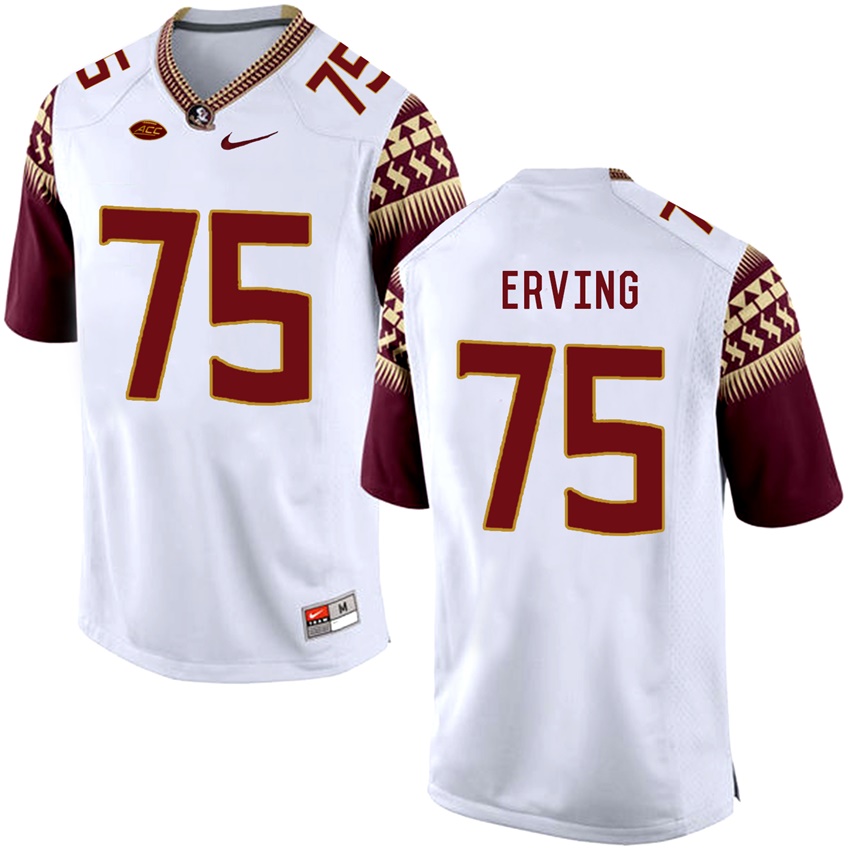 Florida State Seminoles White Cameron Erving College Basketball Jersey