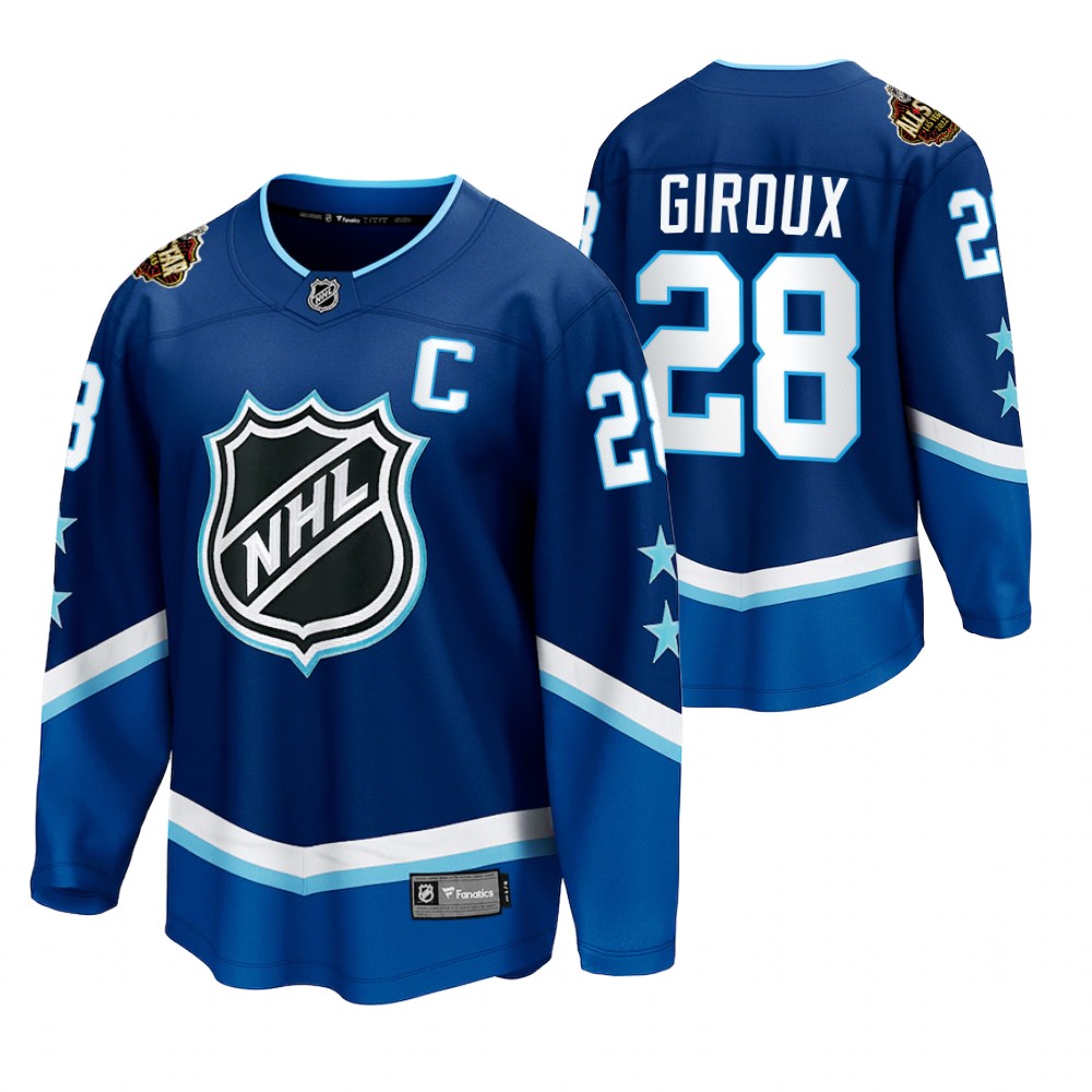 Flyers #28 Claude Giroux Blue 2022 NHL All-Star Game Jersey