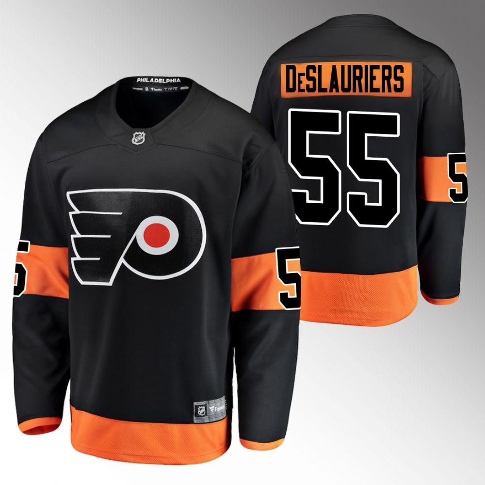Flyers #44 Nicolas Deslauriers Black Alternate Jersey