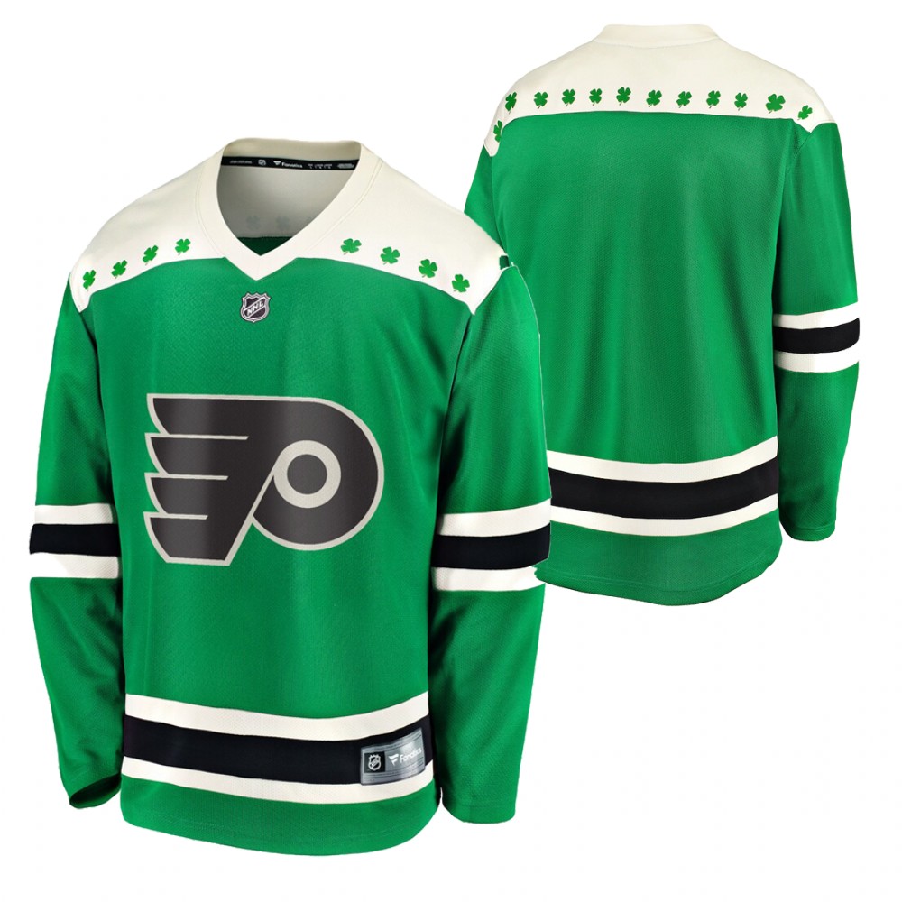 Flyers 2021 St Patricks Day Green Men Jersey